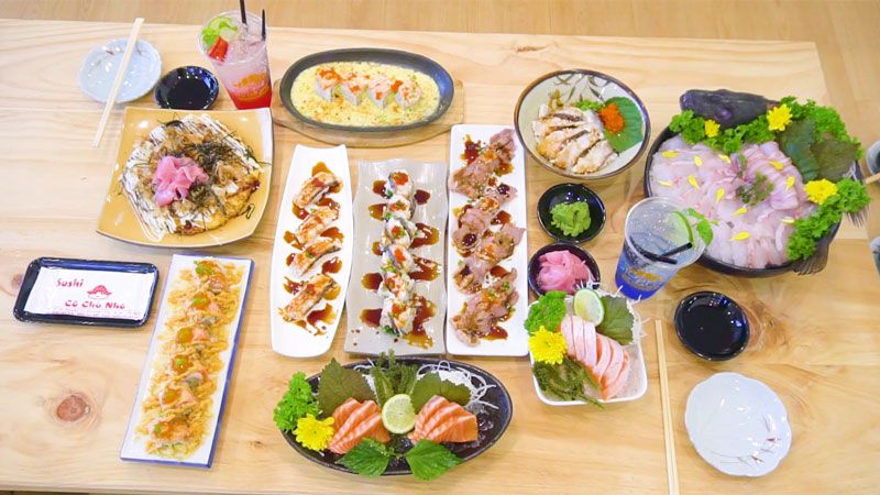 Sushi gia đình siêu ngon từ cô chủ nhỏ - Sushi Cô Chủ Nhỏ - Ba Tháng Hai |  Video của thành viên Foody VN | Foody.vn