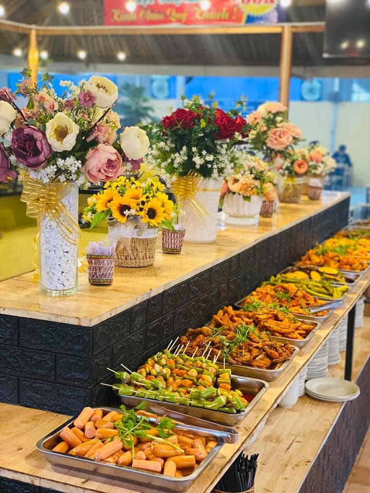 Biệt thự lá - Địa điểm buffet Bến Trê cực ngon, giá rẻ được nhiều khách hàng ghé đến