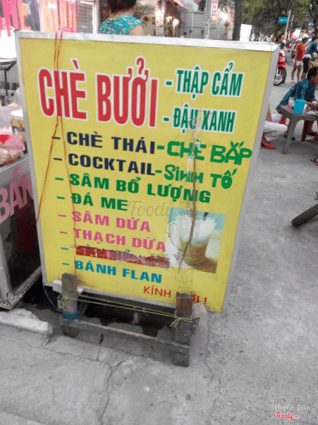 quán chè ở Quận 2