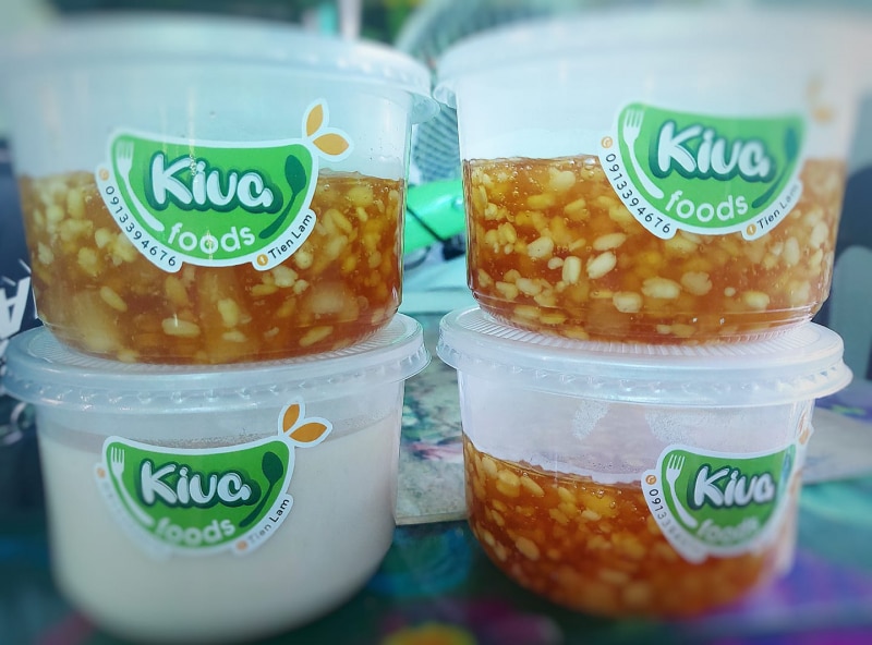 Chè bưởi của Kiva chuẩn bị đến tay khách hàng