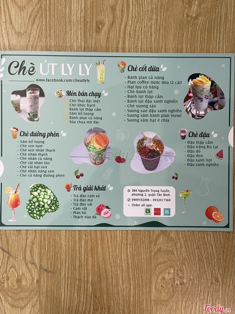 Chè Út Lyly - Nguyễn Trọng Tuyển ở Quận Tân Bình, TP. HCM | Foody.vn