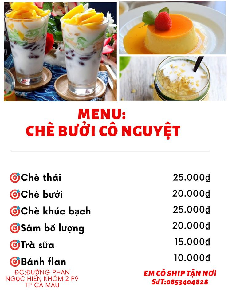 Top 3 Quán chè ngon nhất Cà Mau - Toplist.vn