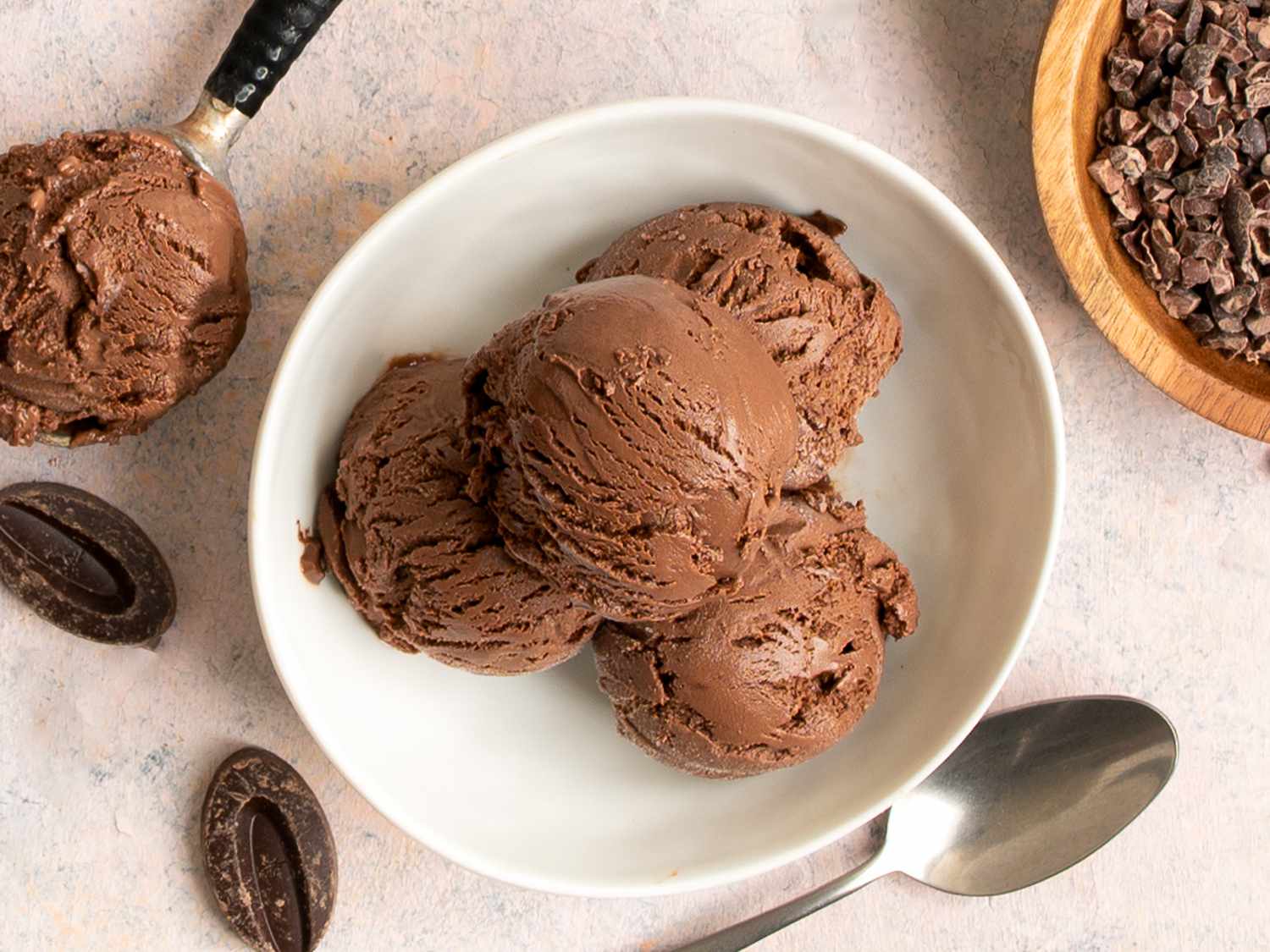 The Darkest Dark Chocolate Ice Cream Recipe